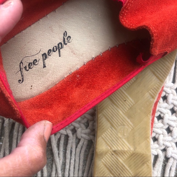 Free People Espadrille Suede Flats Size 40 - Picture 8 of 8